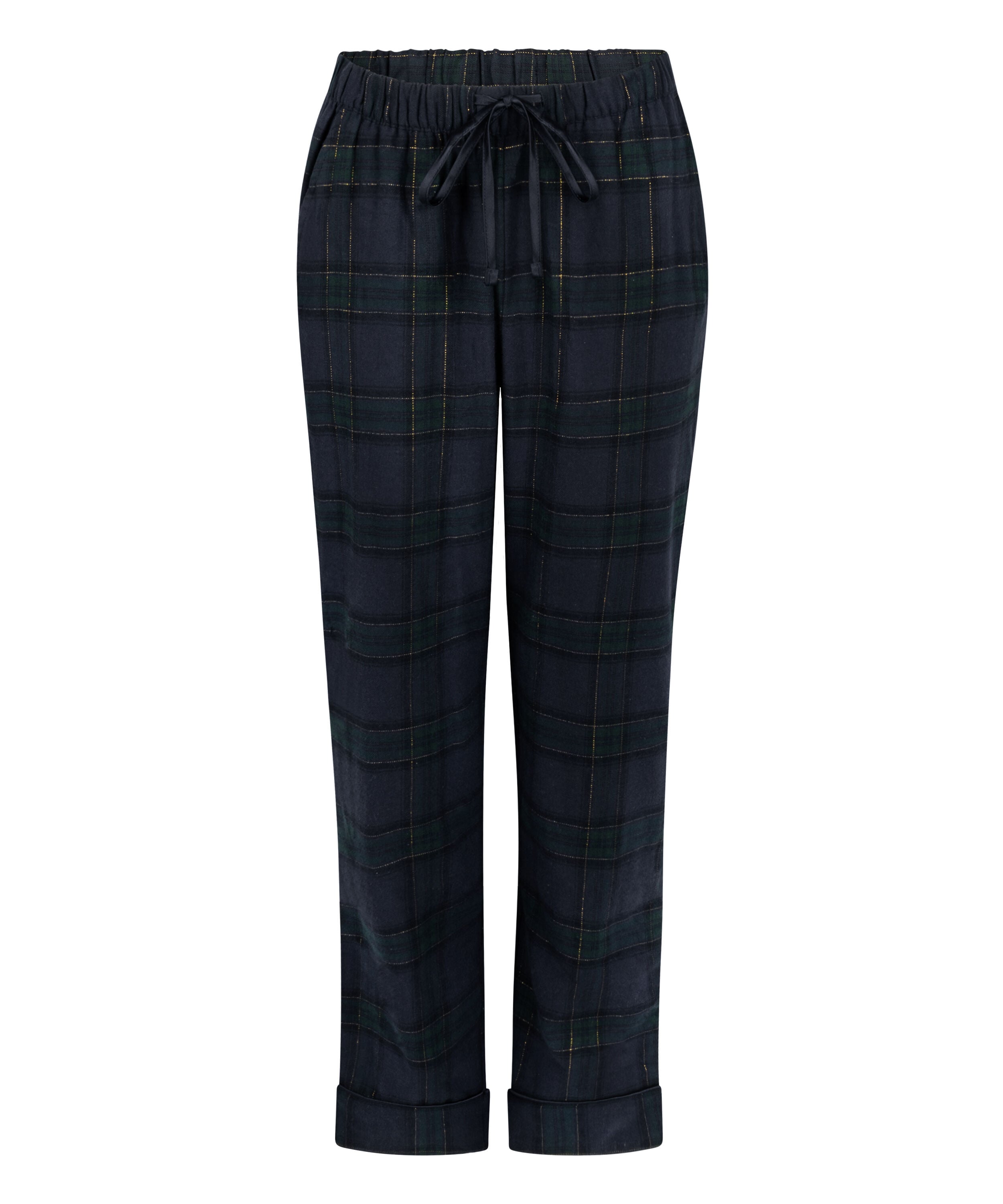 Flannel Pyjama Pants, Blue