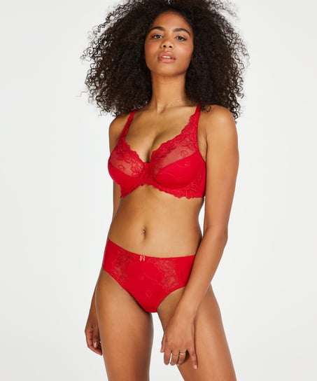 Diva High Knickers, Red