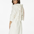 Fleece Bathrobe, White