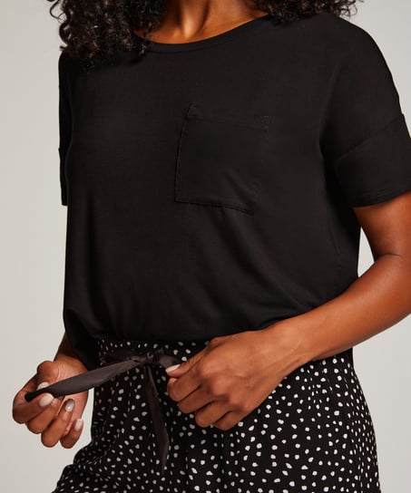 Short Pyjama Set, Black