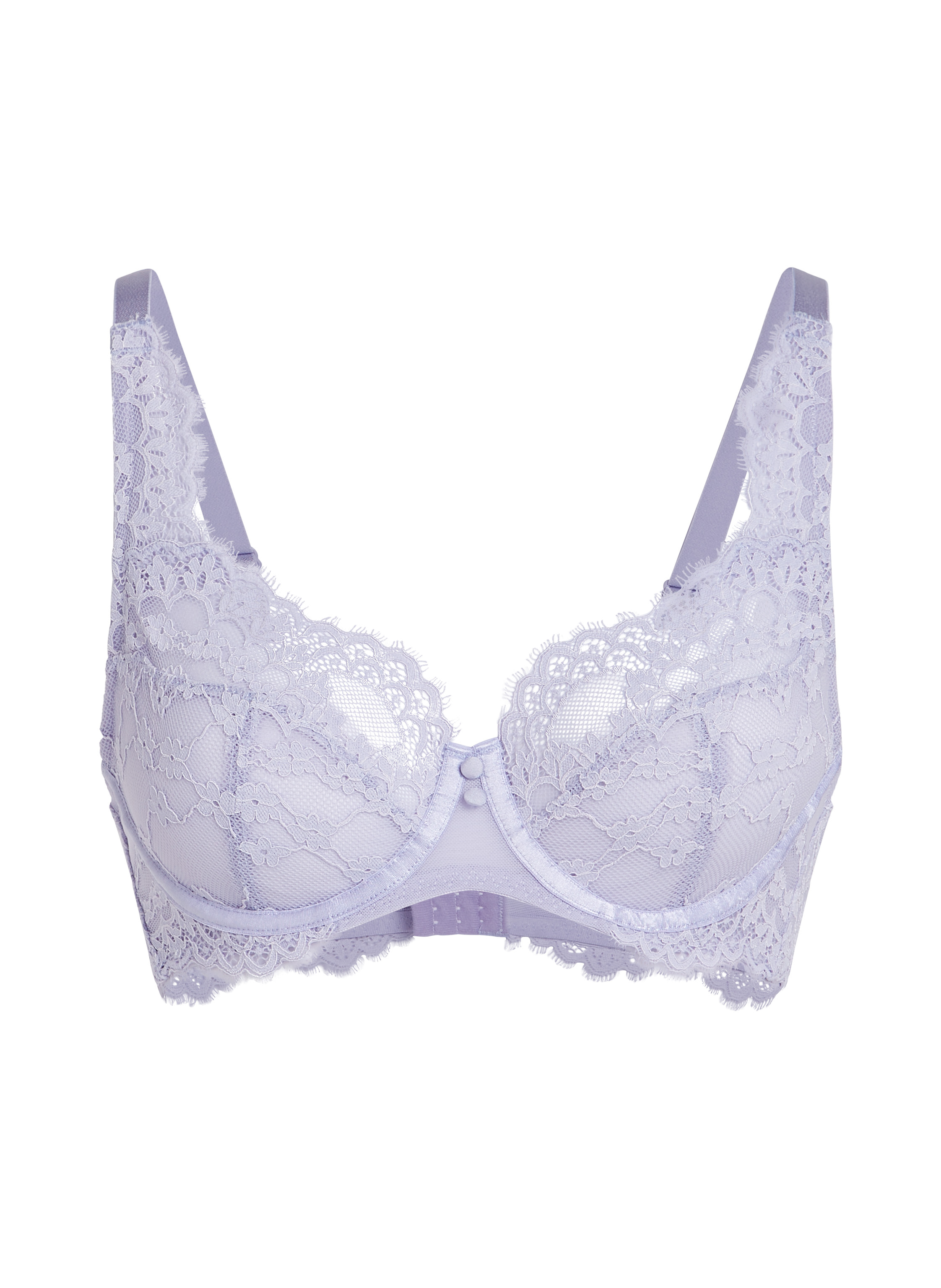 Daisy Non-Padded Underwired Bra, Purple, main