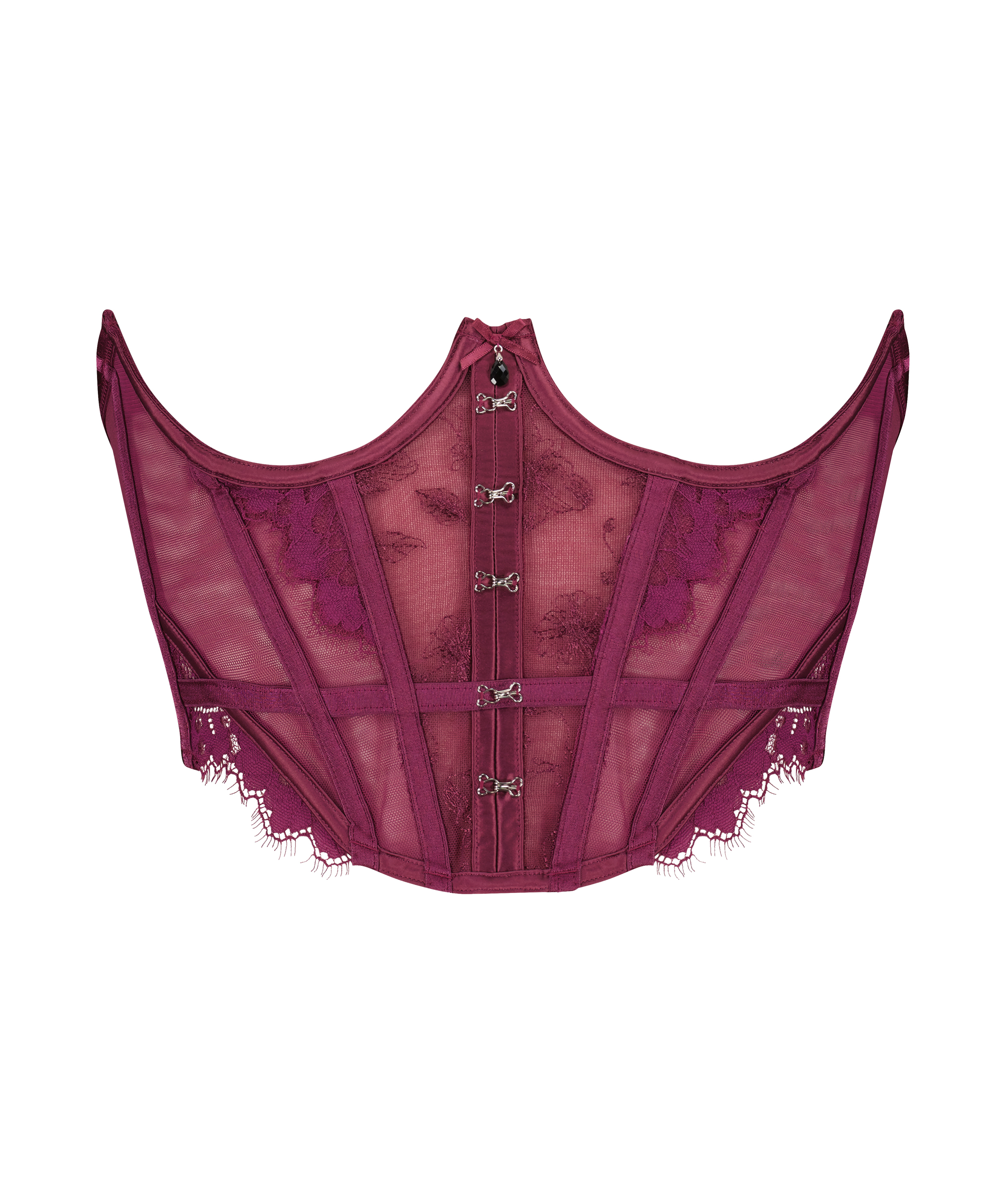 Sia Cupless Bustier - Designer Collection, Purple, main