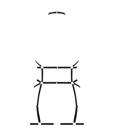 Private Suspender Belt, Black