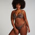 Cannes Push-Up Bikini Top, Brown