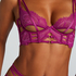 Monet Non-Padded Longline Underwired Bra, Purple