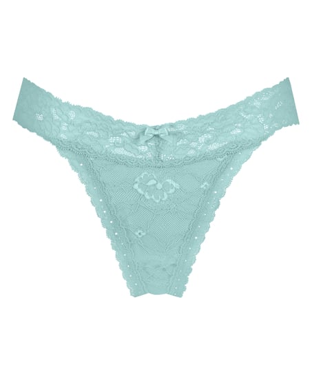 Madison Extra Low Thong, Blue