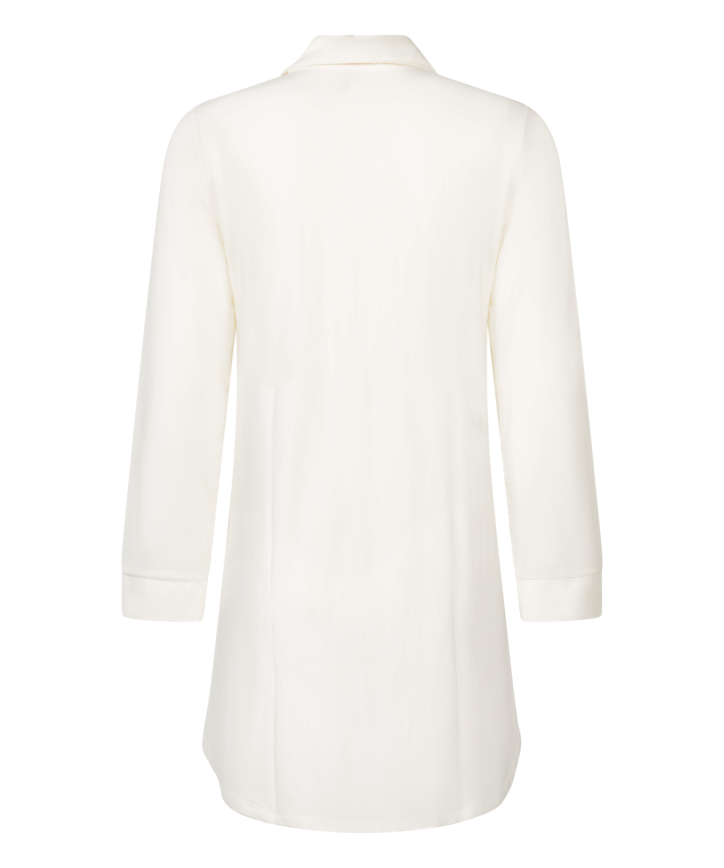 Essential Jersey Shirtdress, White, main