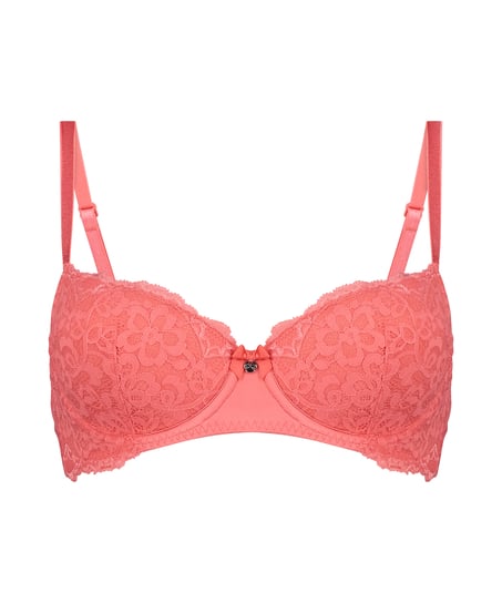 Marine Padded Underwired Bra, Pink