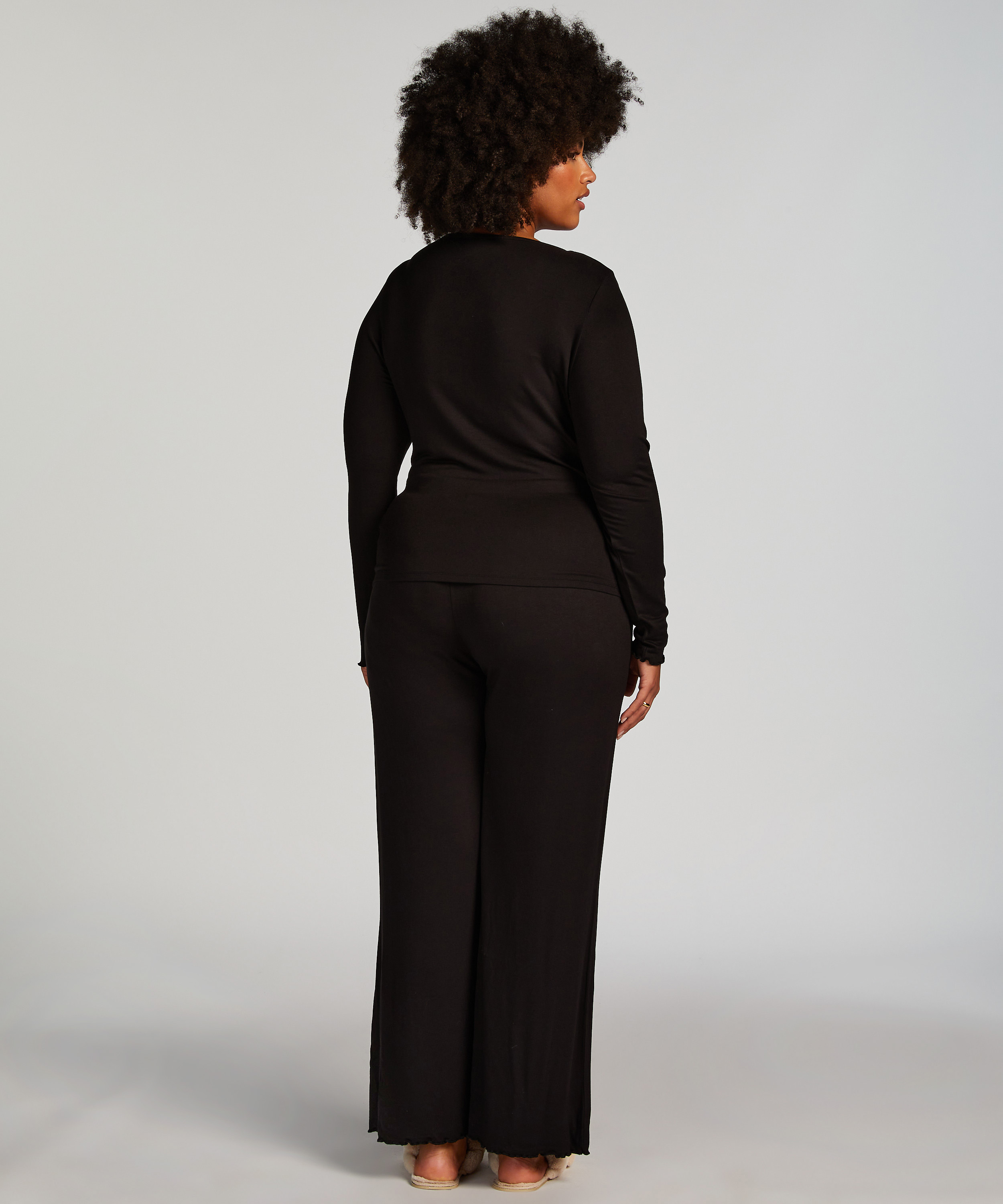 Pajama Set, Black, main