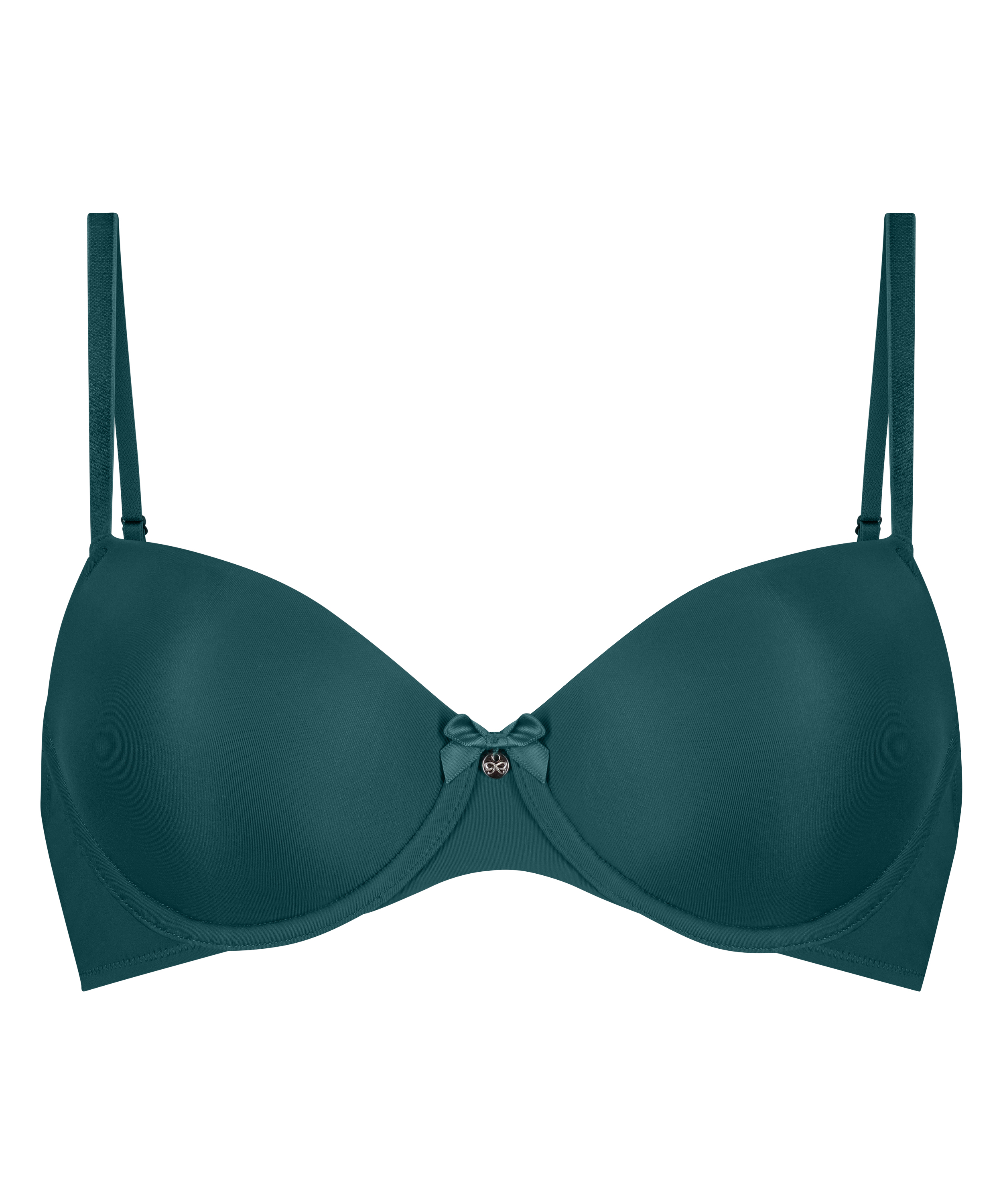 Demi Padded Underwired Bra, Green, main