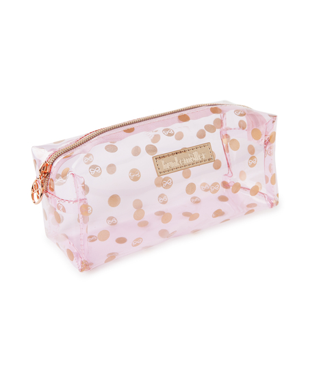 Dotted Make-Up Bag, Pink