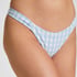 Highleg Bikini Bottom Amalfi, Blue