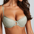Lea Padded Underwired Bra, Green