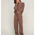 Top Crew Brushed Sweat, Brown