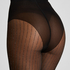 Tights Lurex Dot Stripe, Black