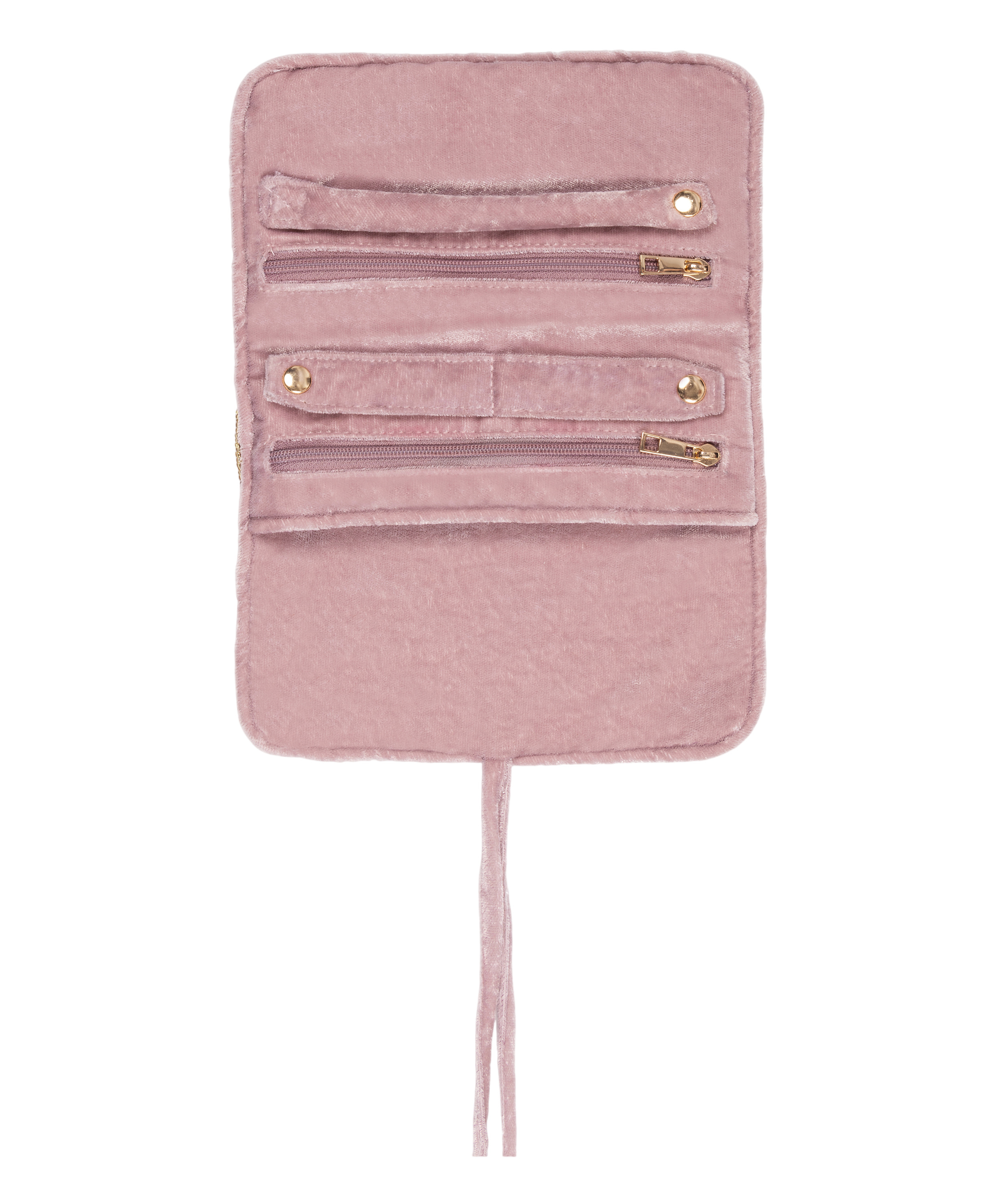 Beaded Jewellery Wrap, Pink, main