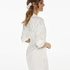 Satin Kimono Bridal, White
