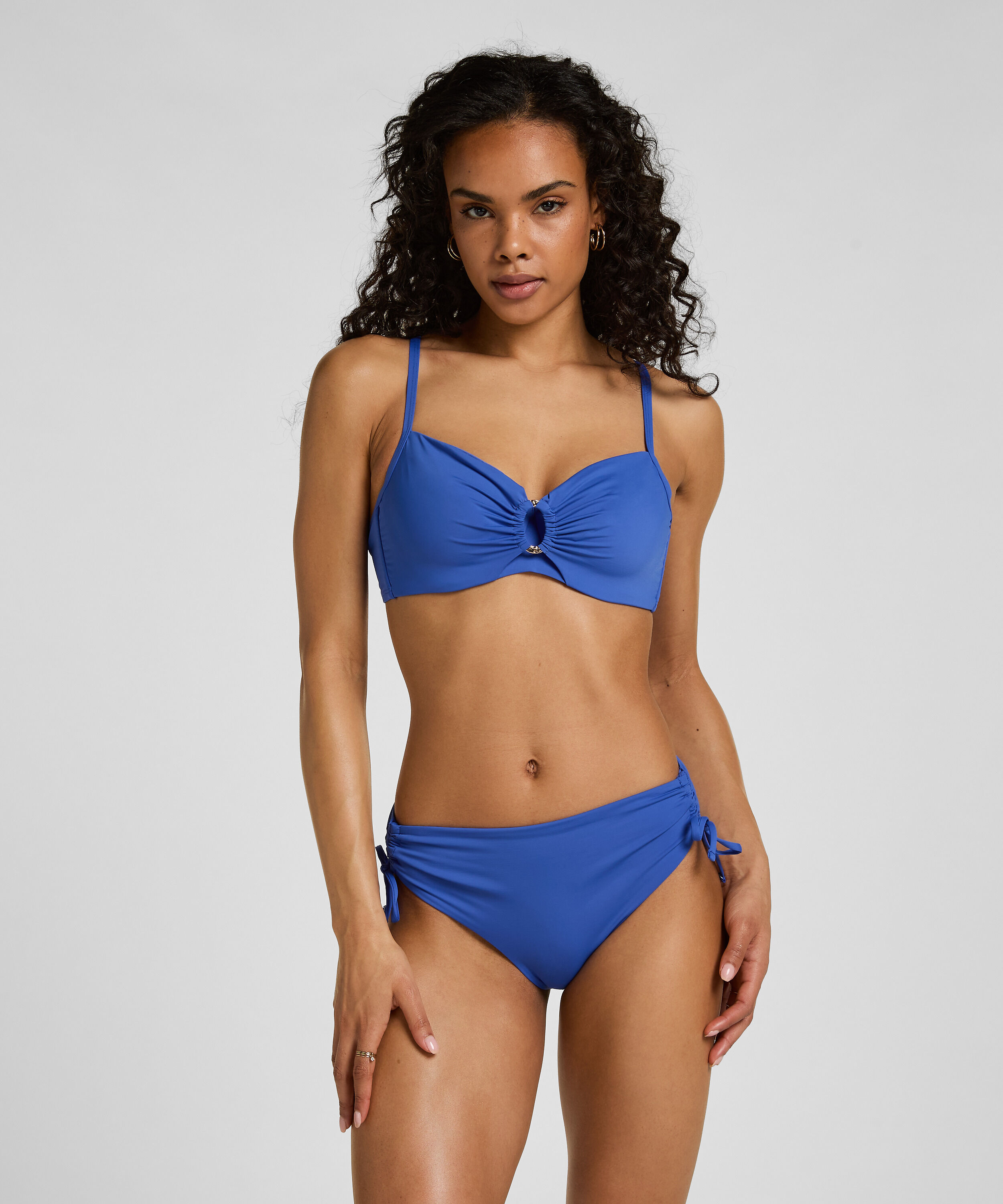 Midi Bikini Bottom Luxe, Blue