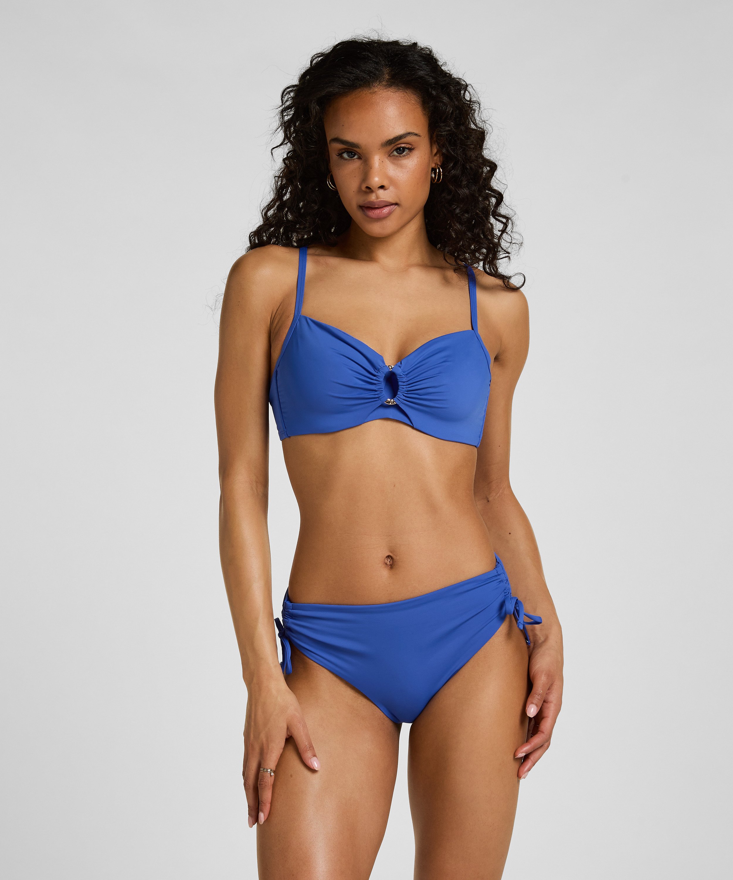 Midi Bikini Bottom Luxe, Blue, main