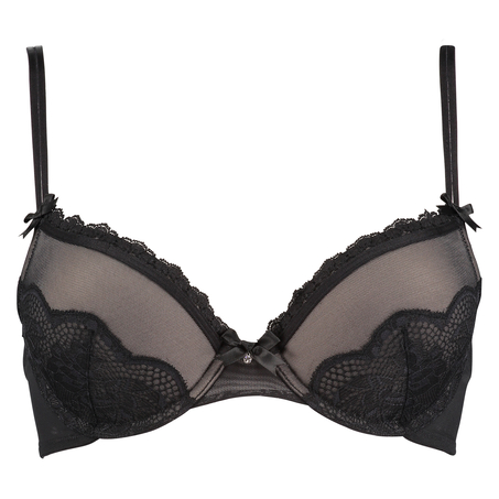Padded underwired bra Tyler, Black