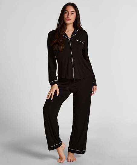 Essential Jersey Long-Sleeved Jacket, Black