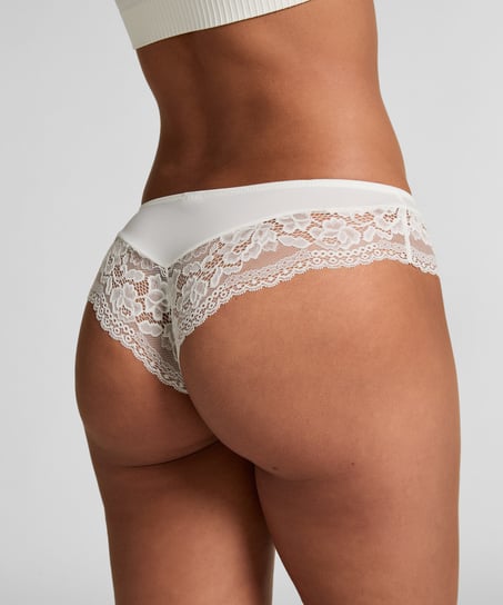 Valencia Brazilian Shorts, White