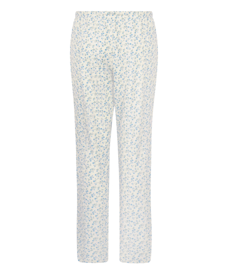 Florecita Pyjama Pants, White