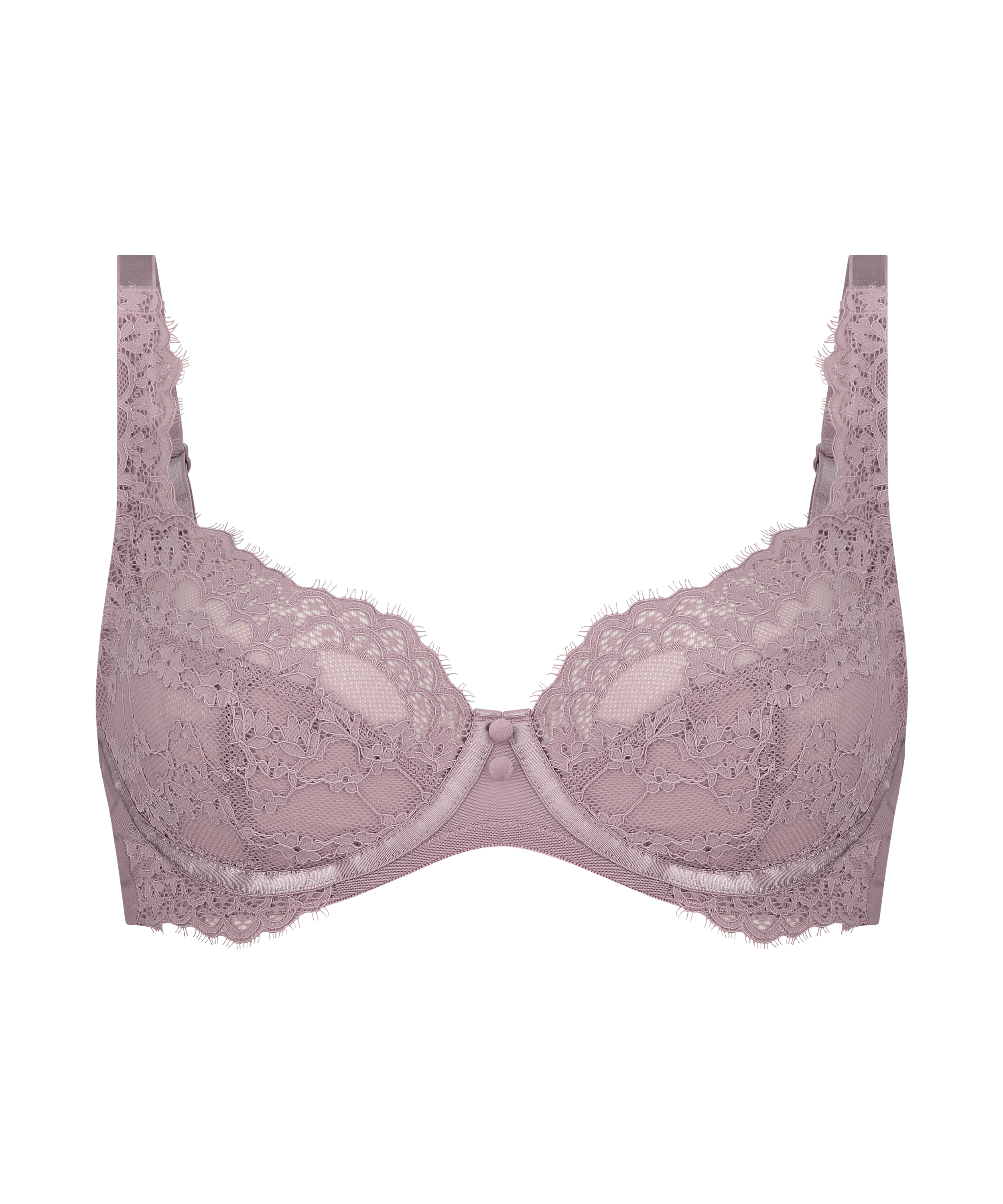 Daisy Non-Padded Underwired Bra, Purple, main