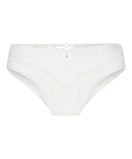 Highleg Brazilian Millie, White