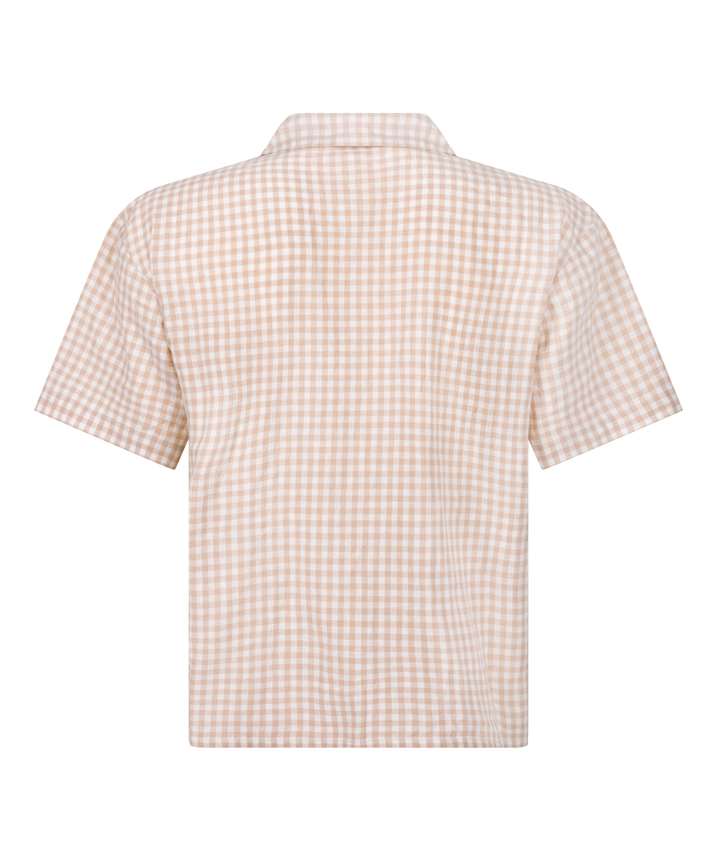 Jacket Linen Check, Beige, main