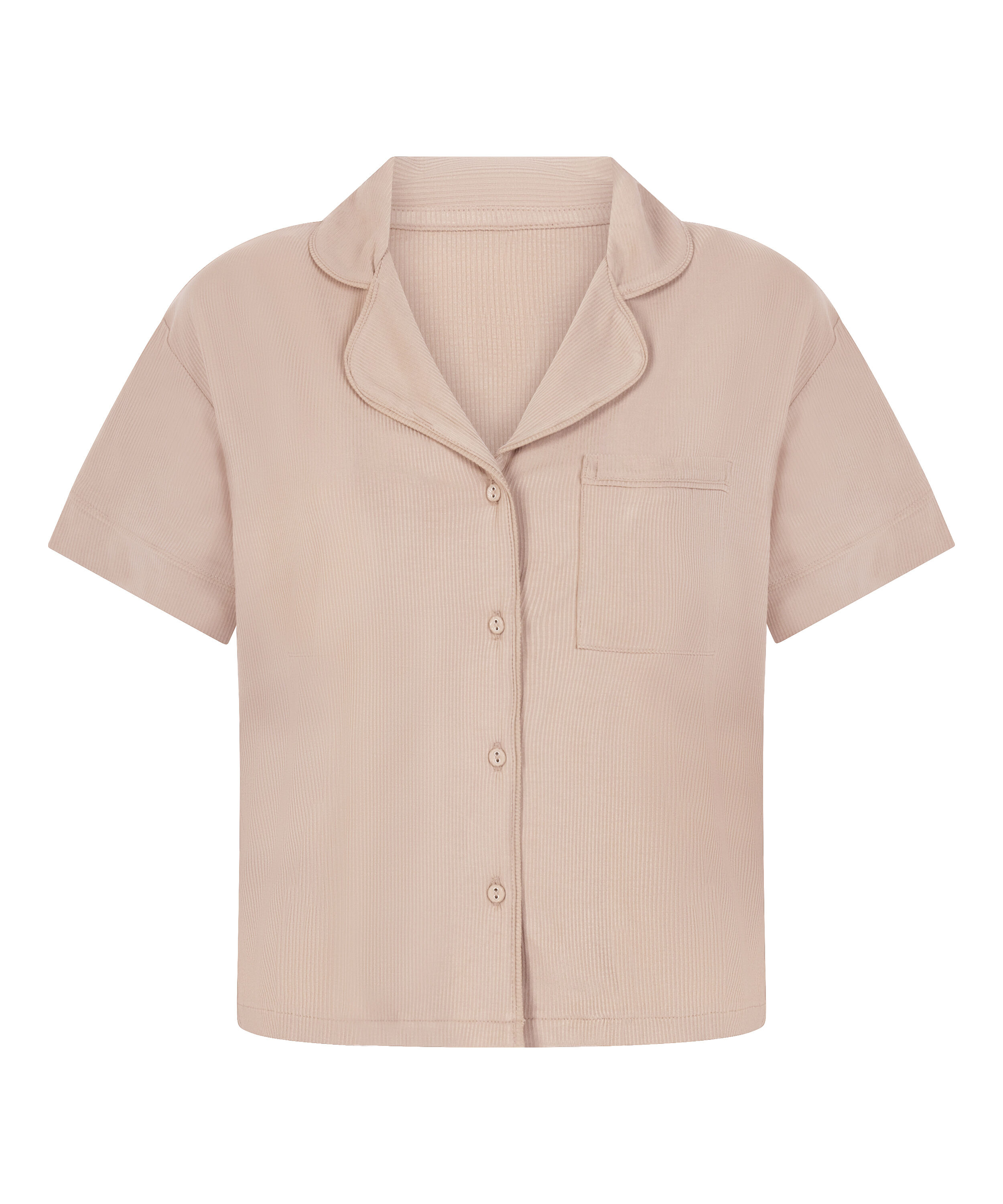 Essential Jersey Short-Sleeved Jacket, Beige