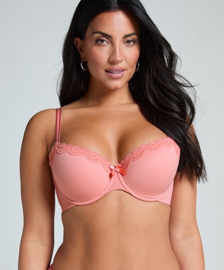Lola Padded Underwired Bra, Pink
