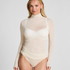 super soft Turtleneck Shirt with Cashmere, White