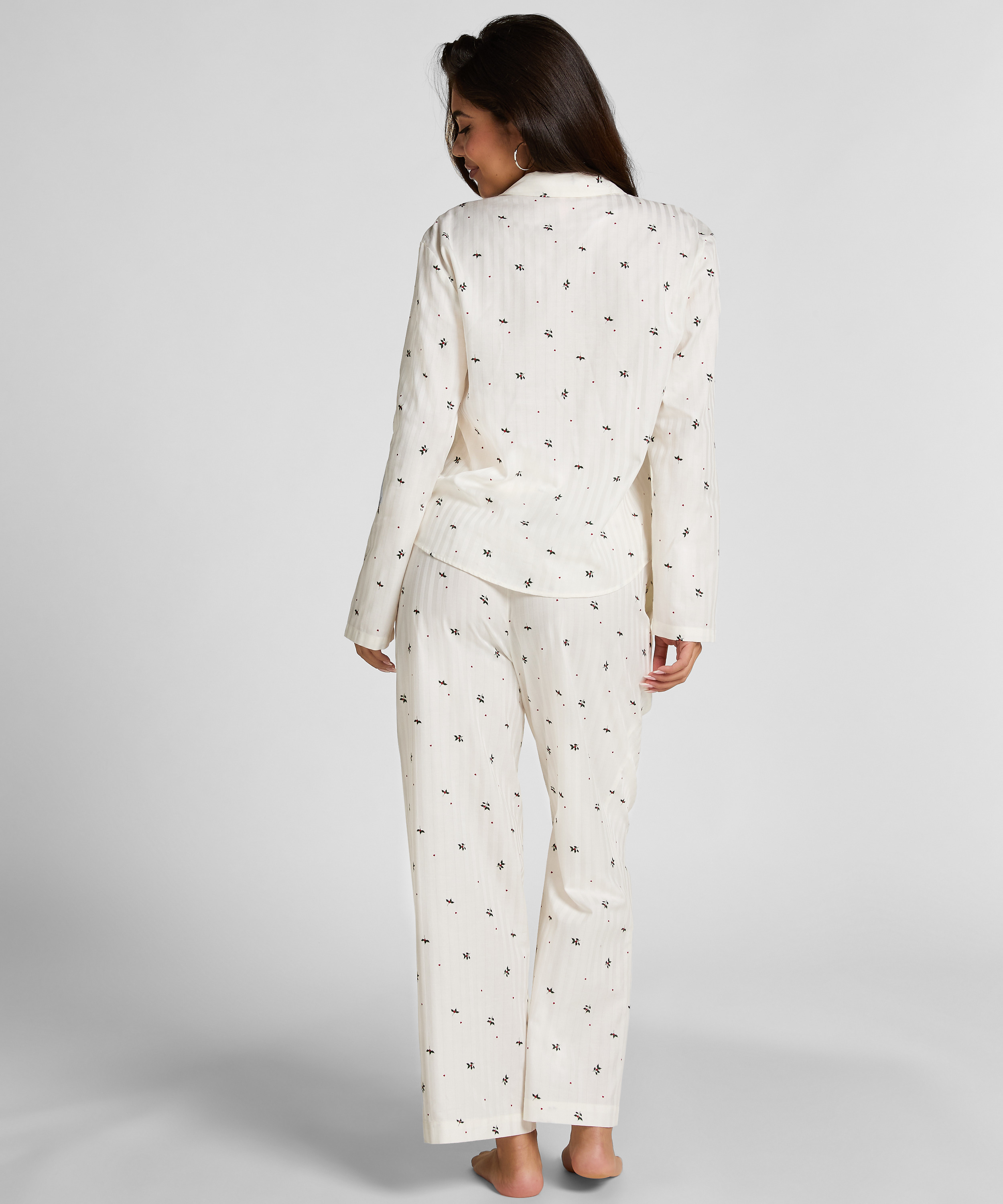 Jacquard Jacket Longsleeve, White, main