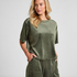 Top Velours Pocket, Green