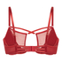 Milana Non-Padded Underwired Bra, Red