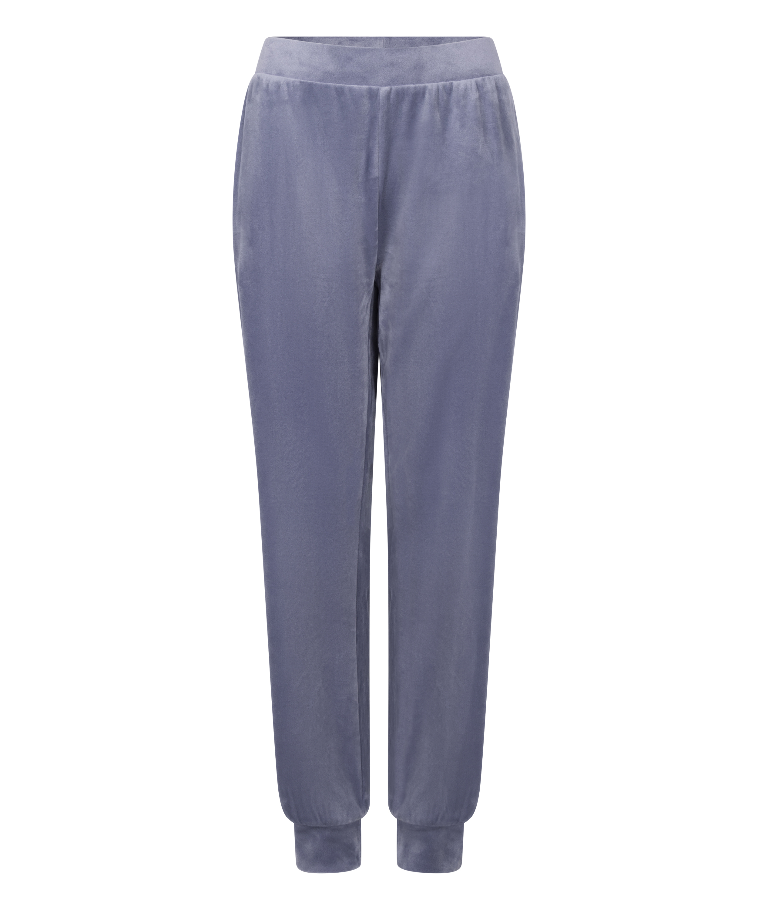 Velours Jogging Pants, Blue, main