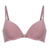 Plunge Padded Underwired Bra, Pink