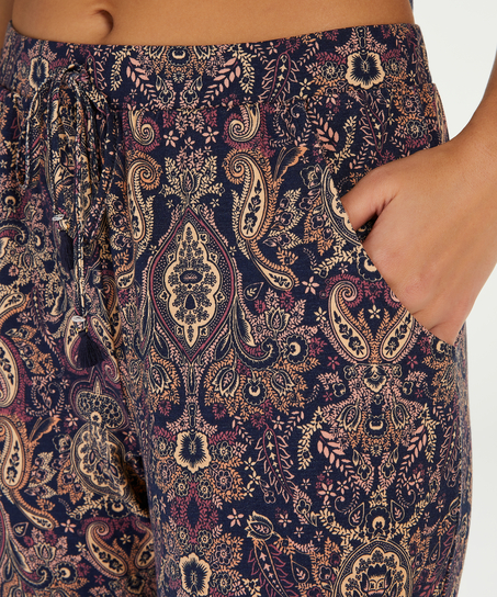 Multi Paisley Petite Pyjama pants, Blue