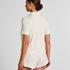 Essential Jersey Short-Sleeved Jacket, White