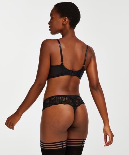 Padded Underwired Bra Duckie, Black