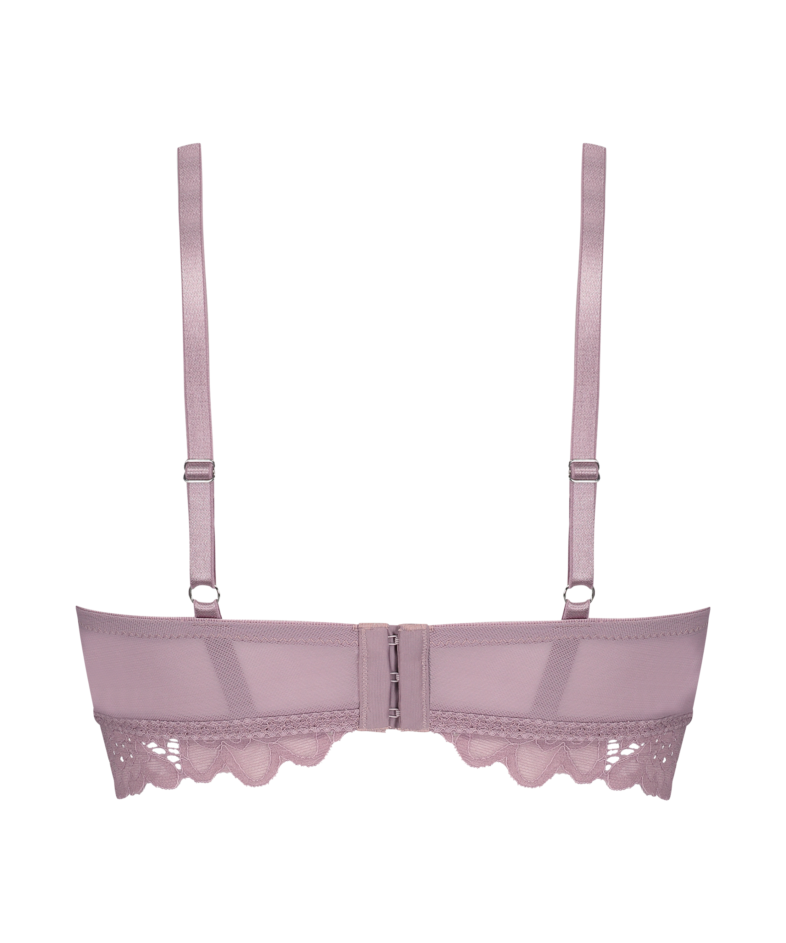Shiloh Padded Longline Non-Underwired Bra, Purple, main