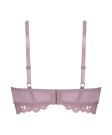 Shiloh Padded Longline Non-Underwired Bra, Purple