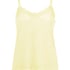 Velours Lace Cami Top, Yellow