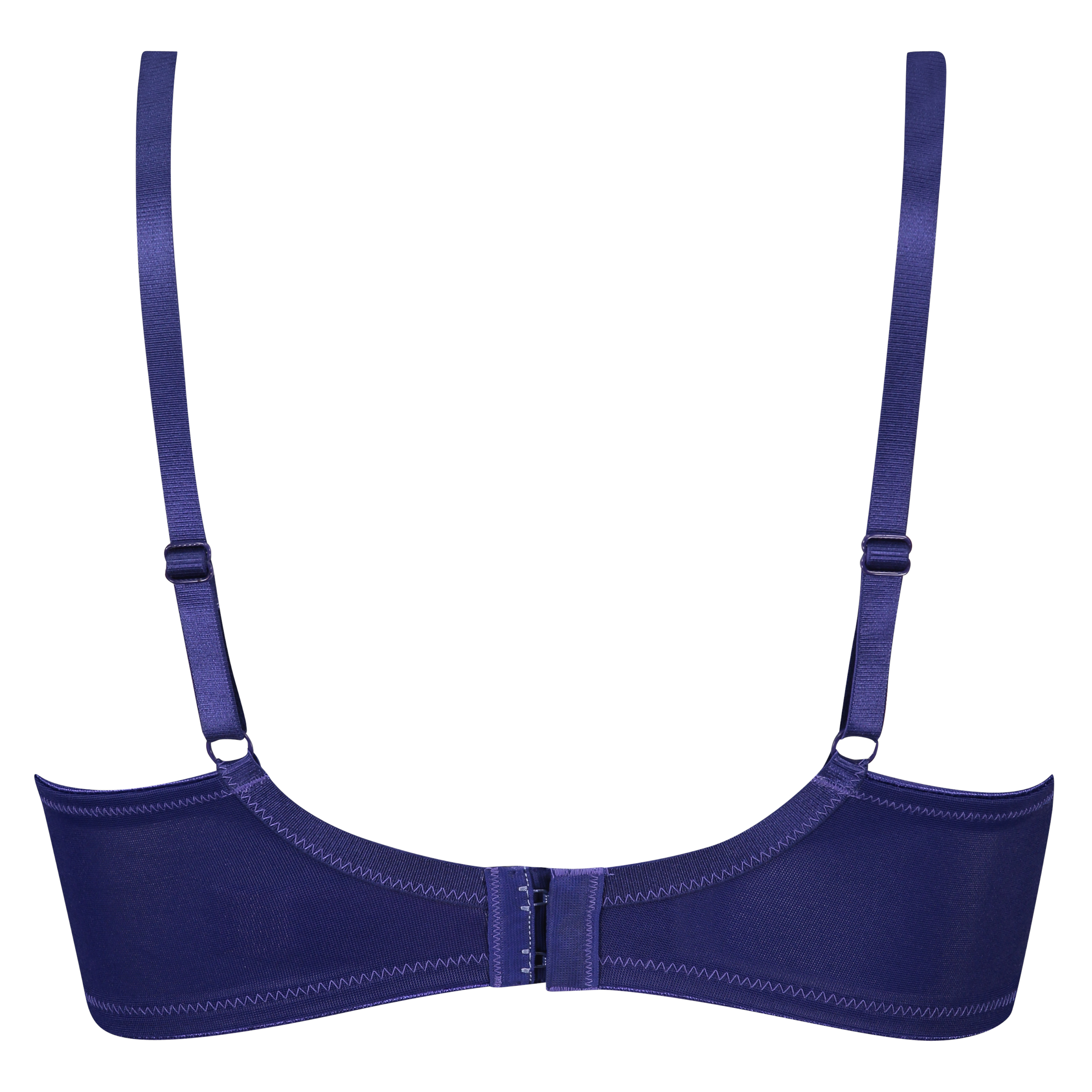 Nealie Non-Padded Underwired Minimizer Bra, Blue, main