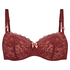 Theresa Padded Underwired Bra, Red