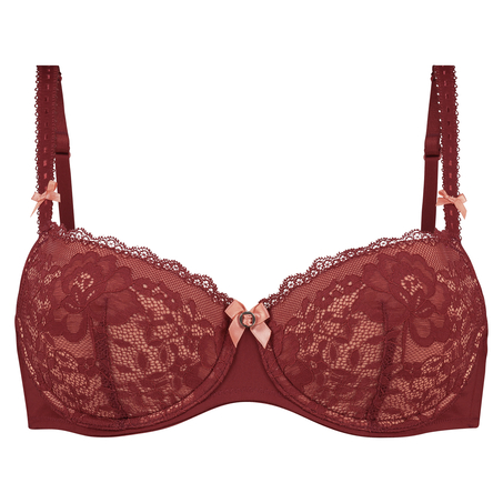 Theresa Padded Underwired Bra, Red