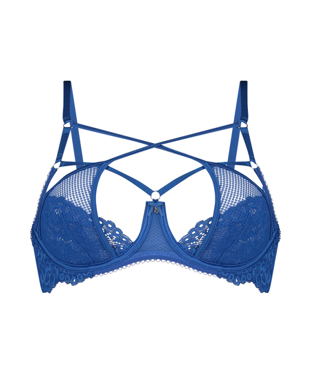 Anna Non-Padded Underwired Bra, Blue