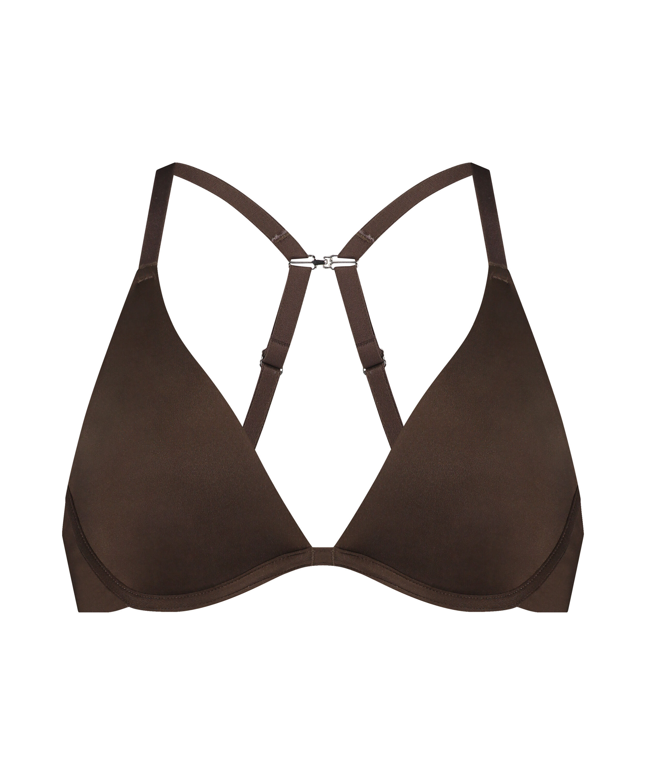Smooth Non-Padded Underwired Bra, Brown