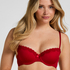 Lola Padded Underwired Bra, Red
